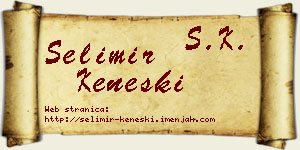Selimir Keneški vizit kartica